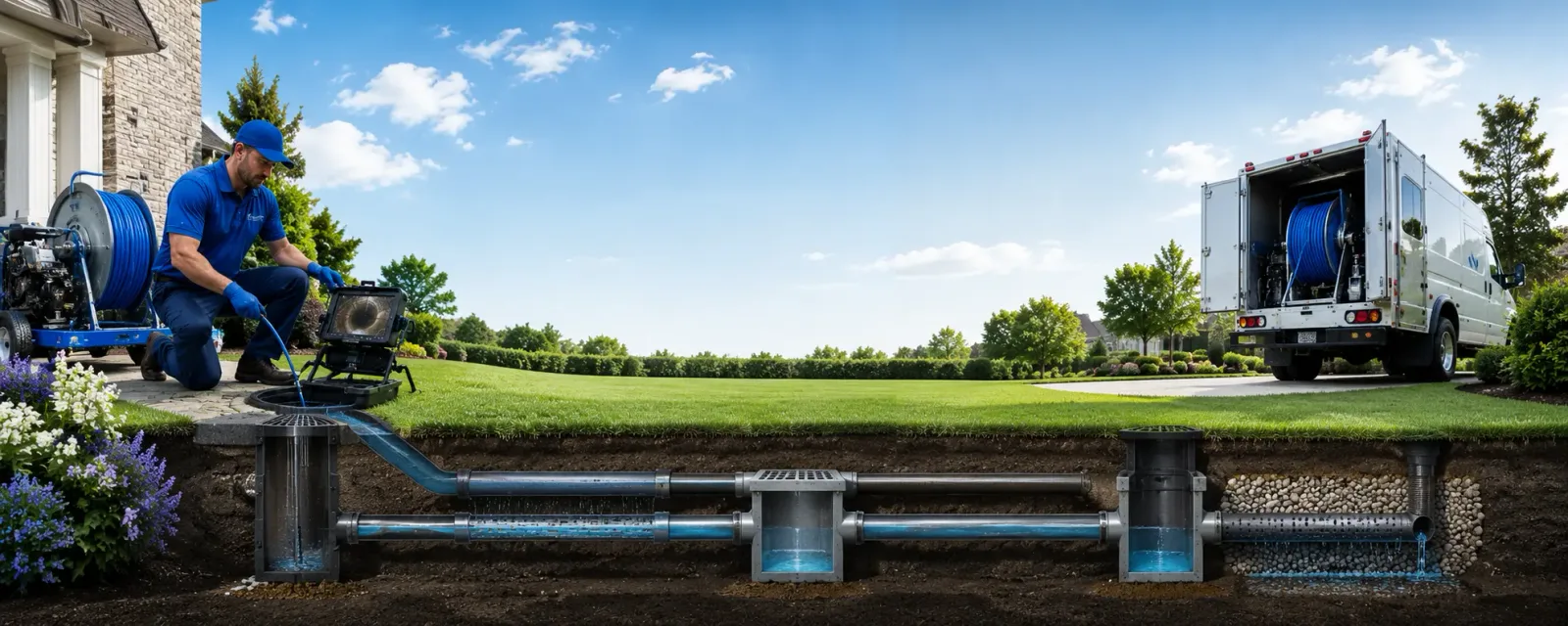 Outdoor drain cleaning information for Balko, OK